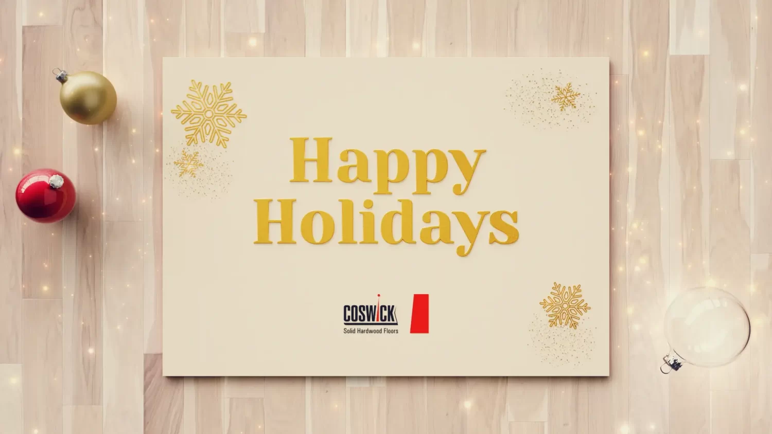 моушн-дизайн новогодней открытки coswick заставка для видео