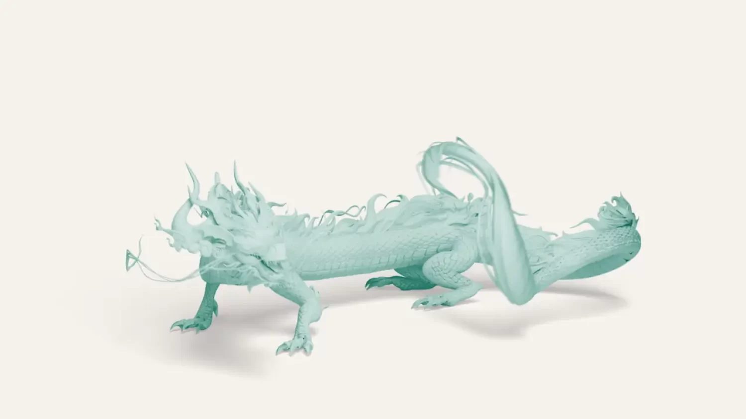 анимация дракона для новогодней открытки