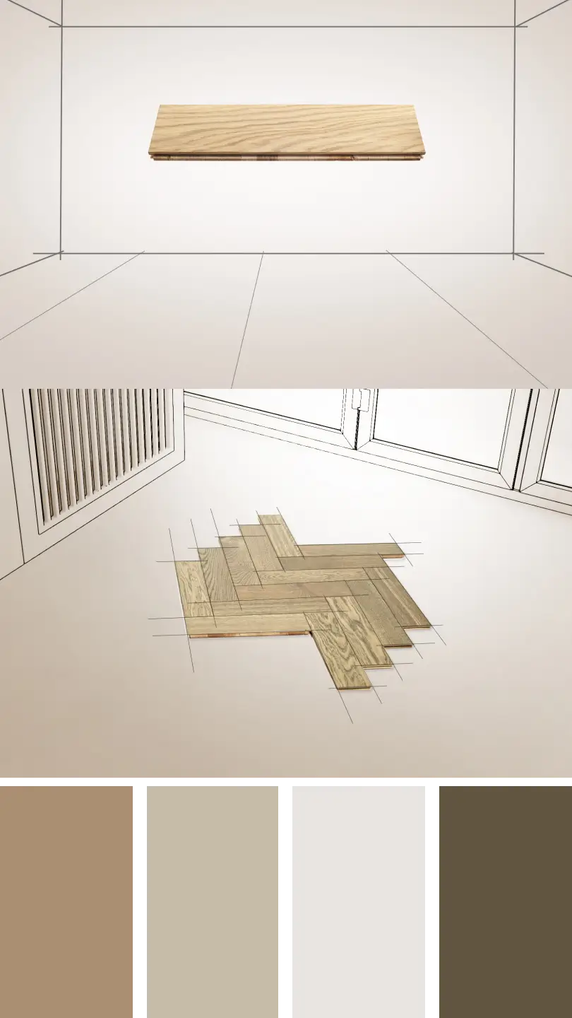 Frame-by-frame shooting of COSWICK plank with color scheme visualization
